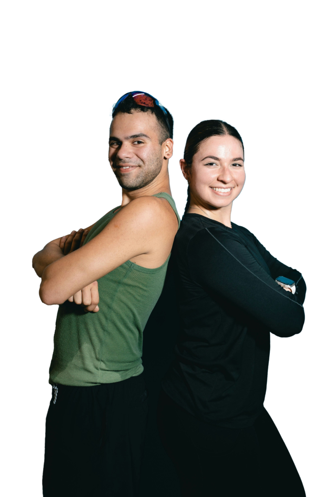 femme et homme dos à dos